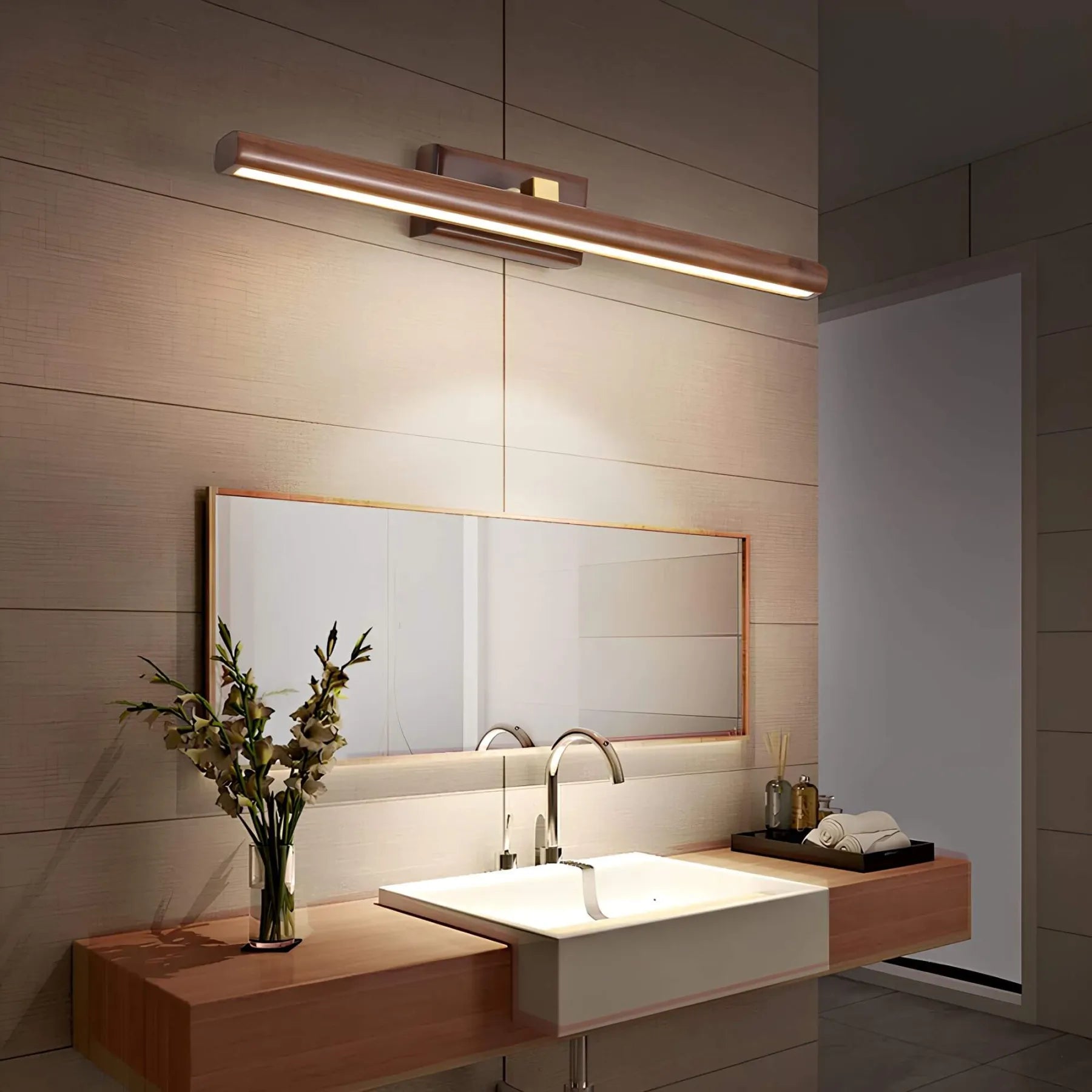 Houten Wandlamp Woondecoratie voor Woonkamer Kantoor