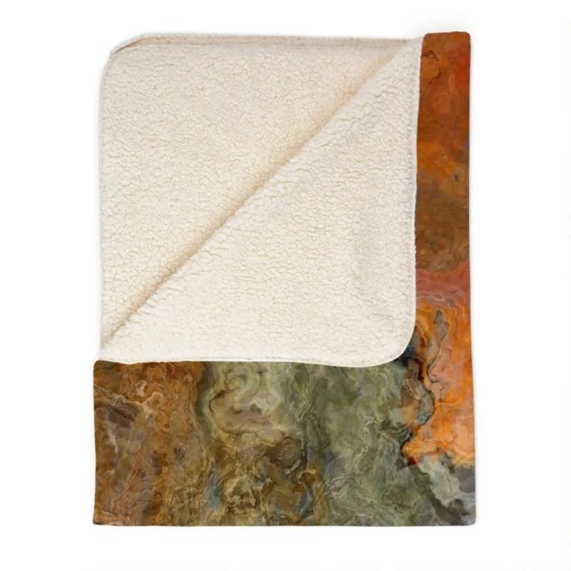 Fleece Dekentje Abstract Ontwerp Woondecoratie
