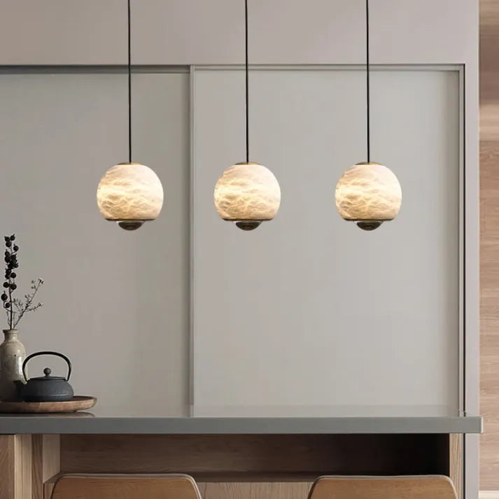 Hanglamp Marmer Rond LED plafondlamp voor inrichting