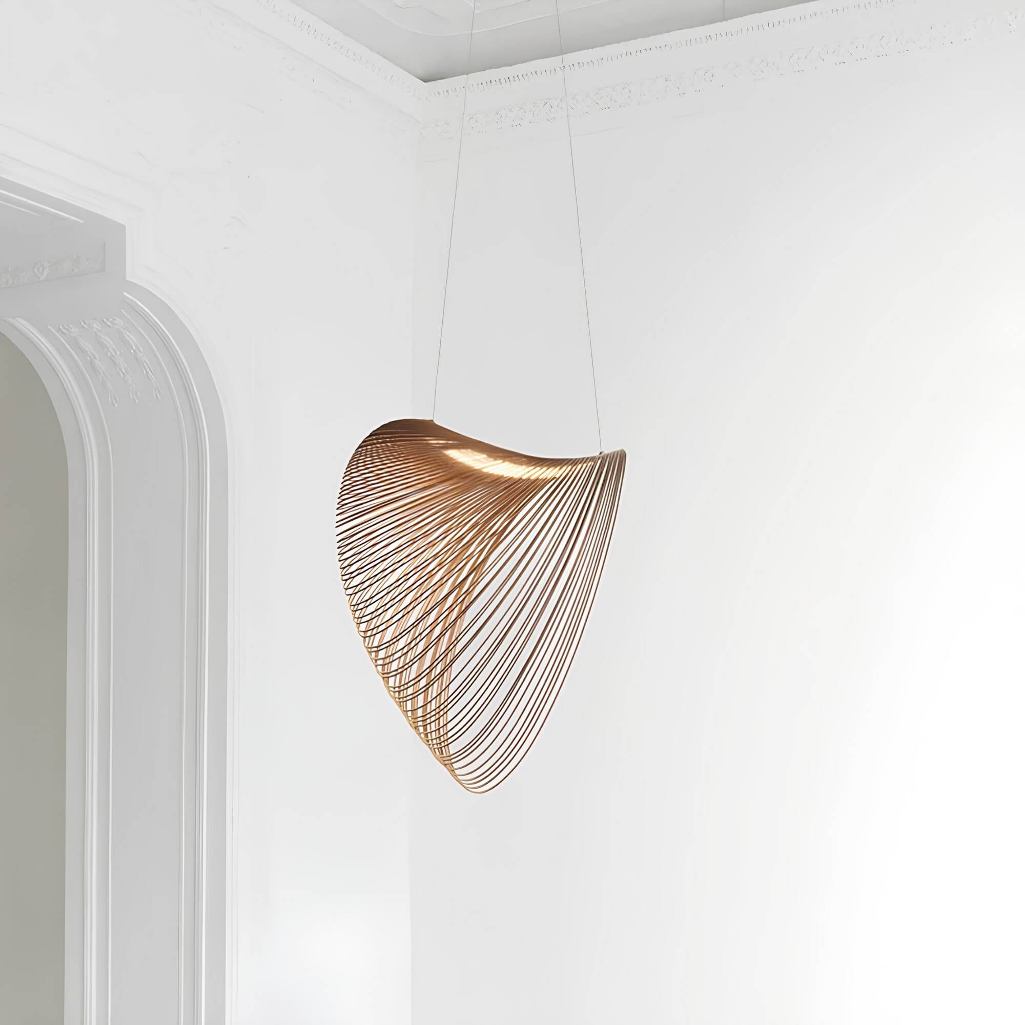 Metalen Hanglamp Hout voor Thuis en Kantoor