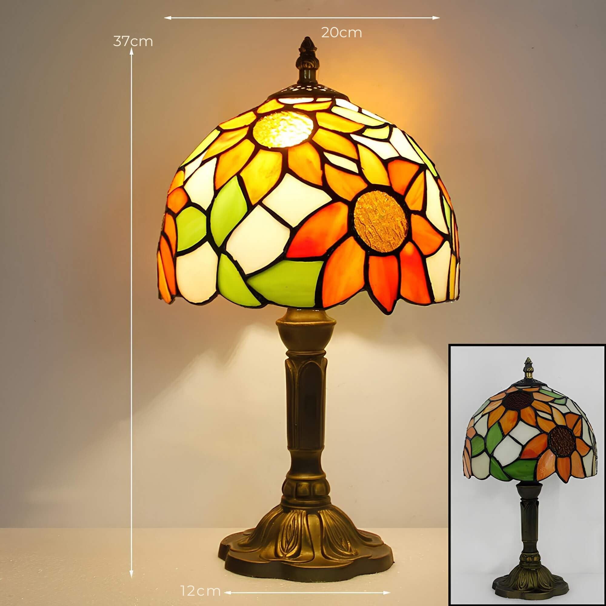 Gevelde Glas Tafellamp Luminieuze Verlichting Accent