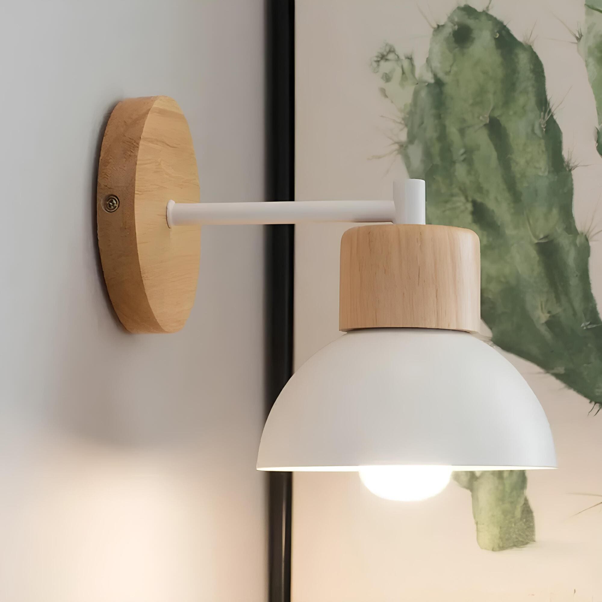 Wandlamp Hout Scandinavisch Stijl voor Thuis en Kantoor Decor