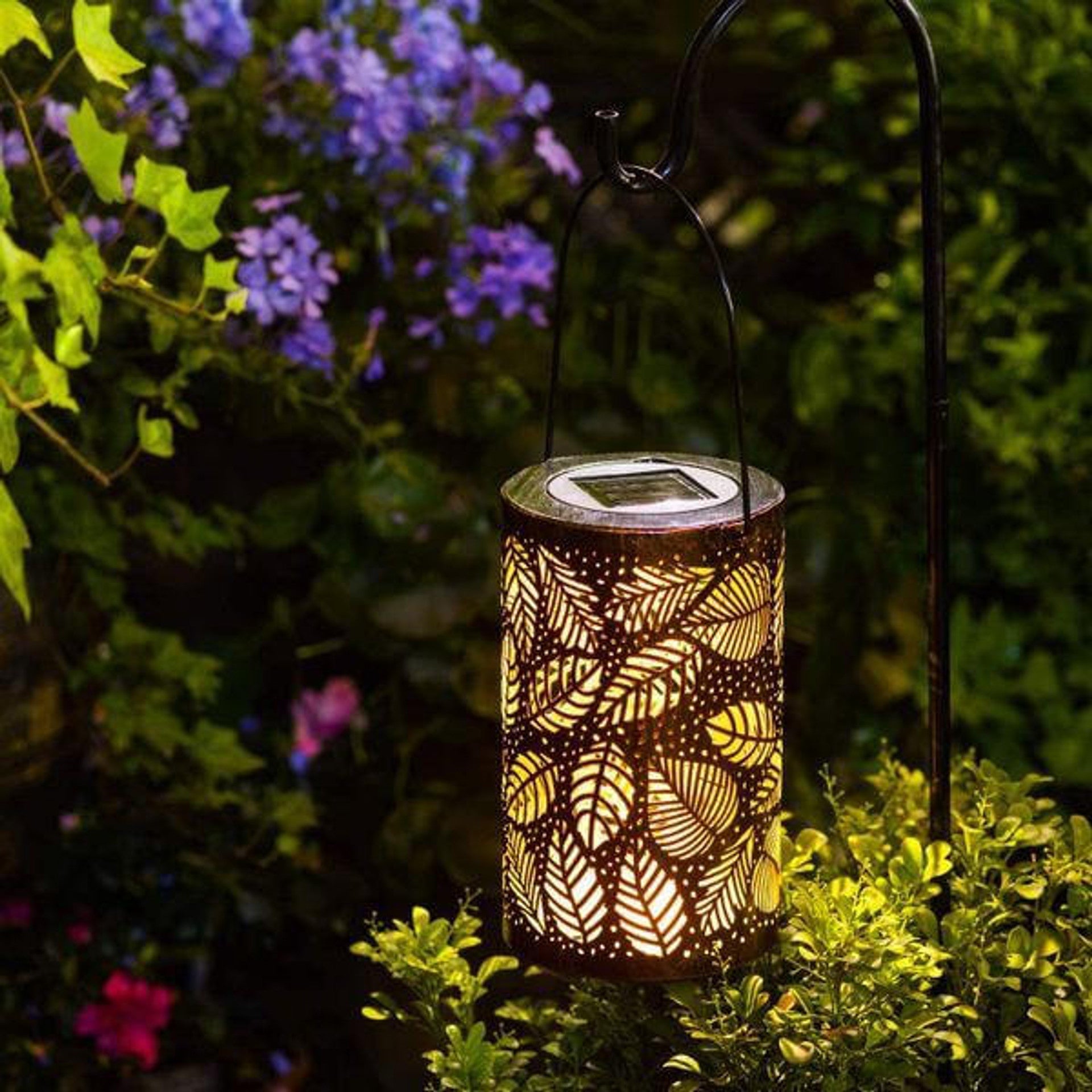 LED Lantaarn Bladontwerp Woondecoratie Buitensfeer