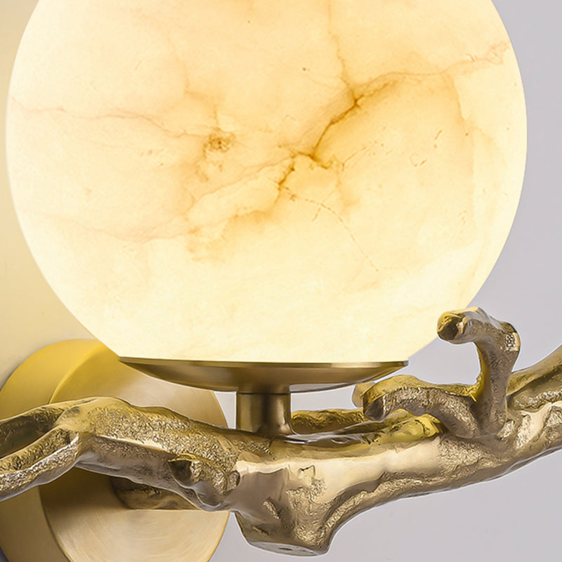 Koper en Marmeren Wandlamp LED voor Wandverlichting