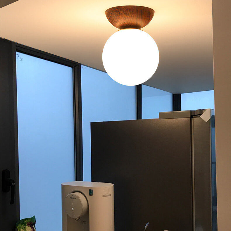 Japanse Flush Mount Plafondlamp LED met Verstelbare Helderheid