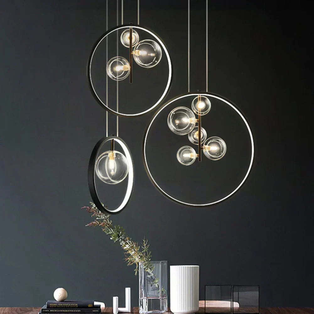 Hanglamp met Ring voor Thuis en Kantoor Decorateur