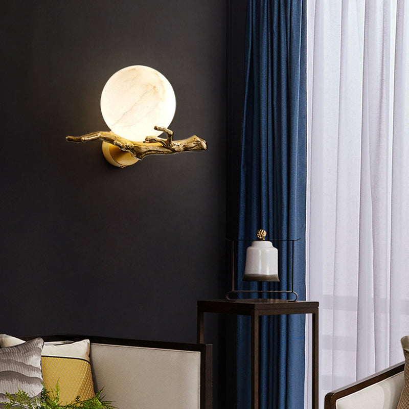 Koper en Marmeren Wandlamp LED voor Wandverlichting