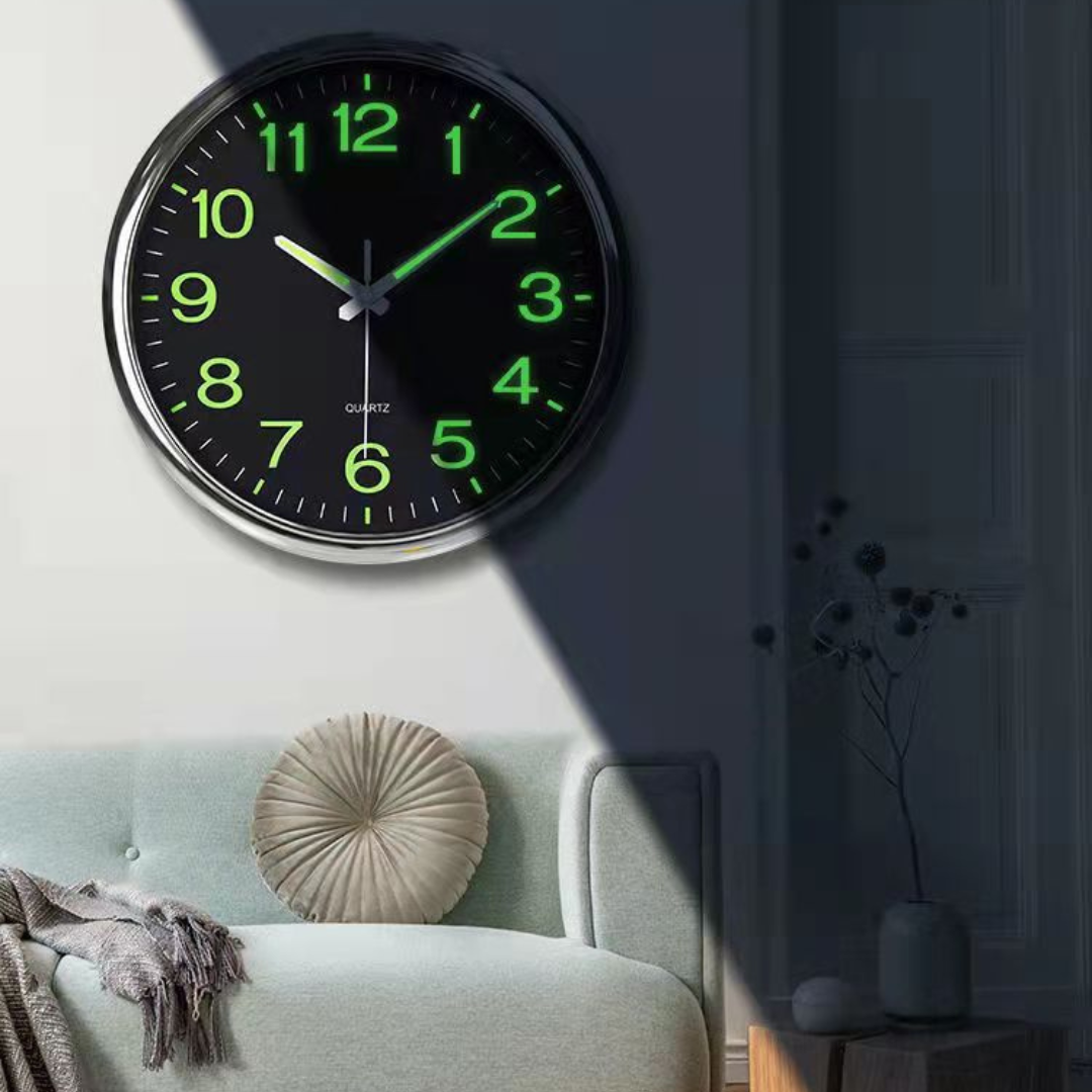 Wandklok LED Verlicht Circulair voor Thuis en Kantoor