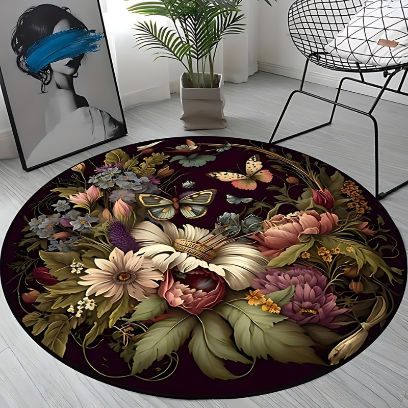 Rond Vloerkleed voor Thuis en Kantoor Decor