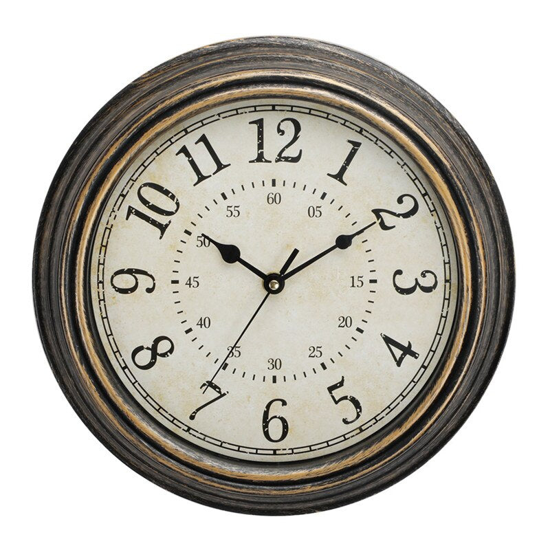 Vintage Houten Wandklok voor Thuis en Kantoor