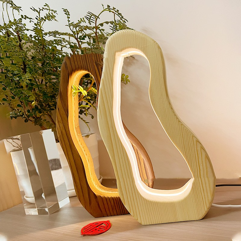 Houten Tafellamp voor Woondecoratie Verlichting