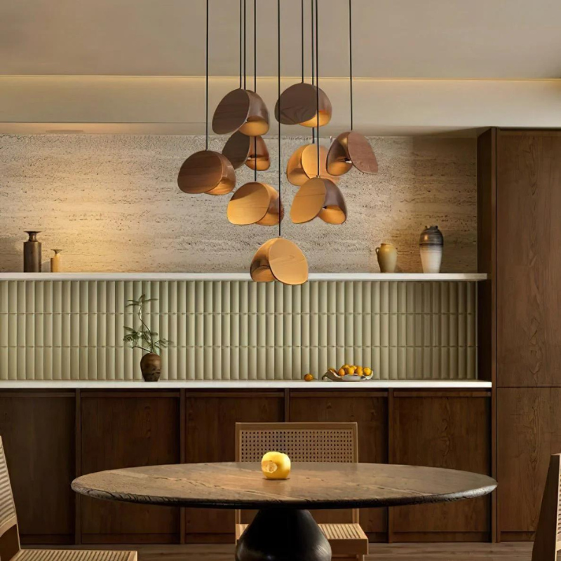 Houten Hanglamp voor Verlichting Huisdecoratie
