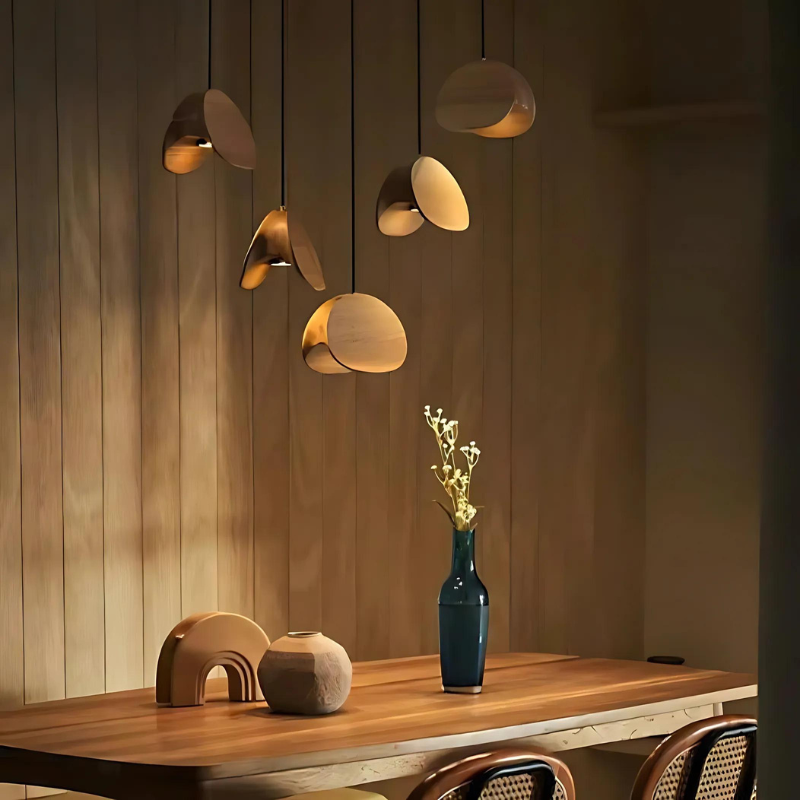 Houten Hanglamp voor Verlichting Huisdecoratie