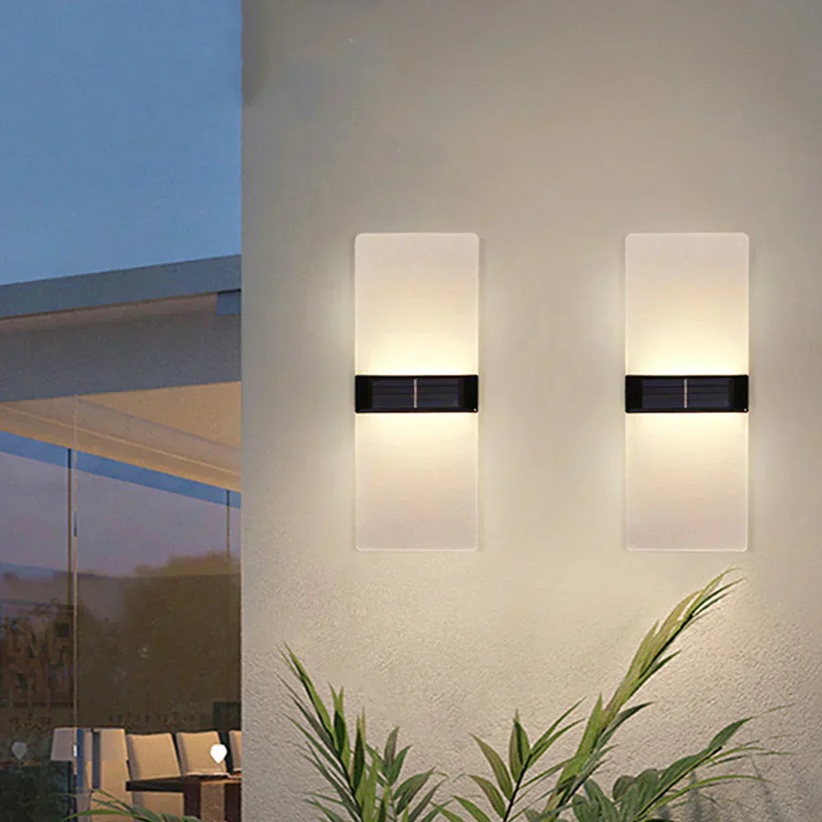 Zonnewandlamp Buiten Waterdicht Energiezuinig LED Verlichting