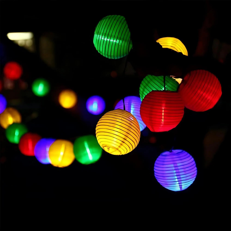 Zonne-energie Buiten Stringverlichting Lantaarn