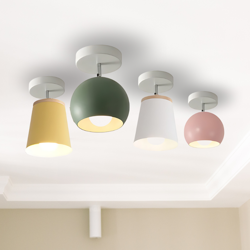 Macaron Plafondlamp Rond Opbouw Armatuur LED Verlichting