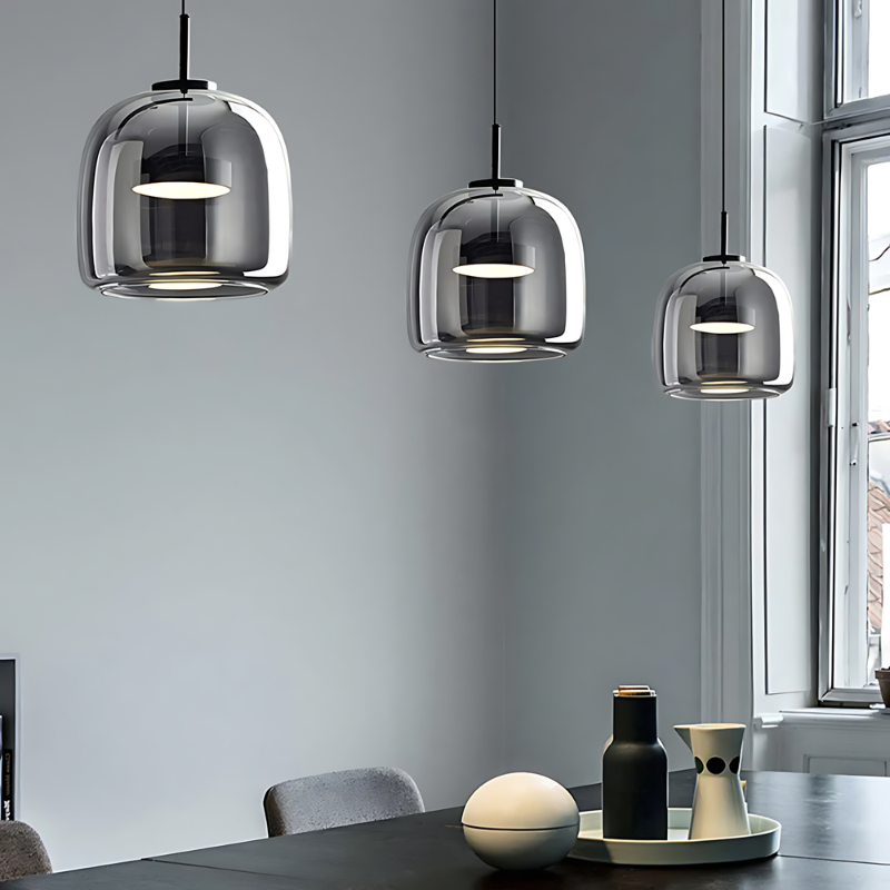 LED Hanglamp voor Slaapkamer  Pendant Light Glas en Metaal