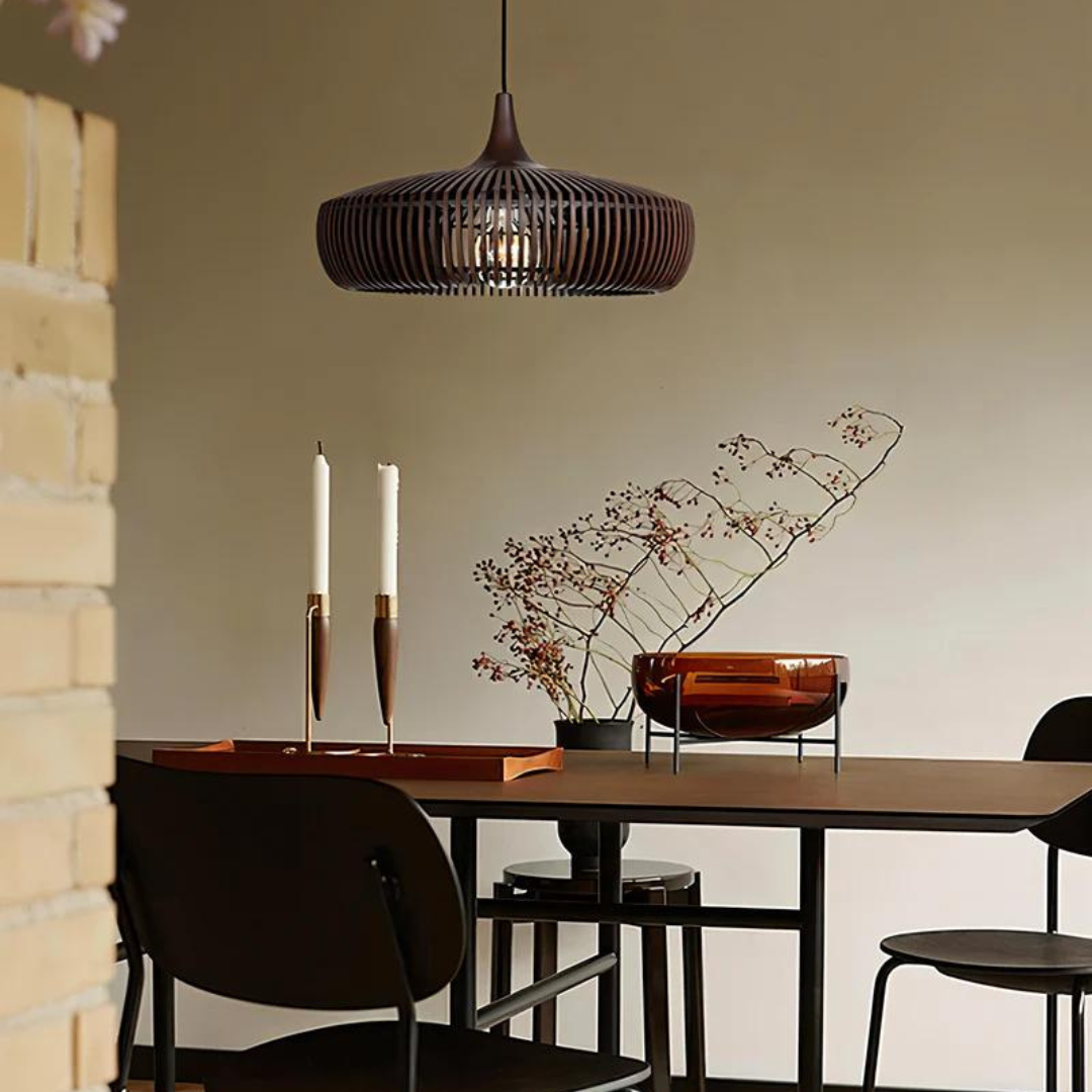 Houten Hanglamp Hanglamp LED voor Thuis en Kantoor Decor