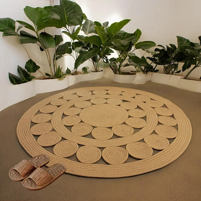 Antislip Ronde Tapijt voor Woondecoratie en Kantoor