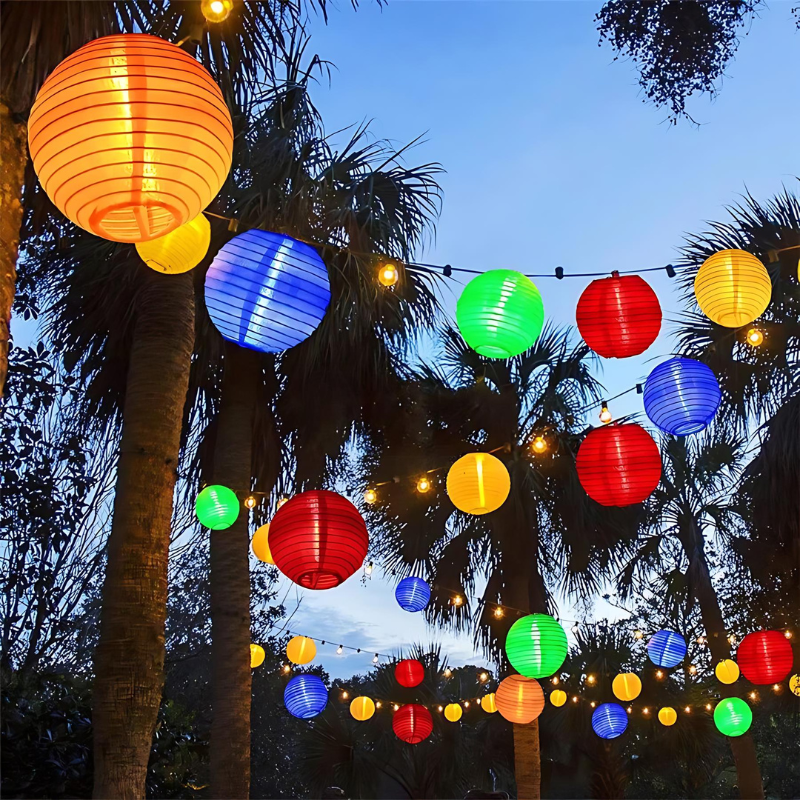 Zonne-energie Buiten Stringverlichting Lantaarn