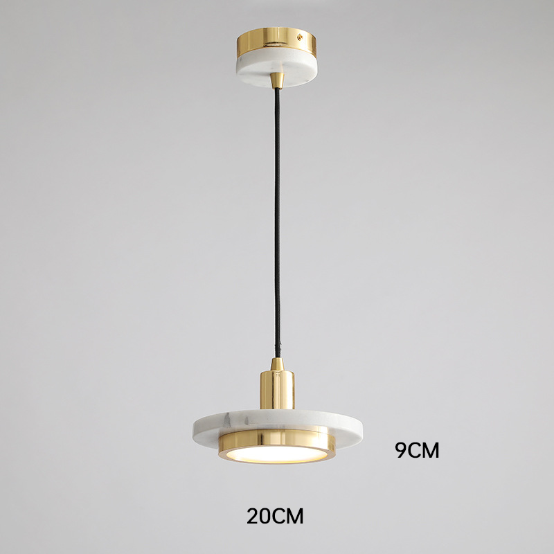 Marmeren Hanglamp LED voor Thuis Kantoor Decoratieve Verlichting