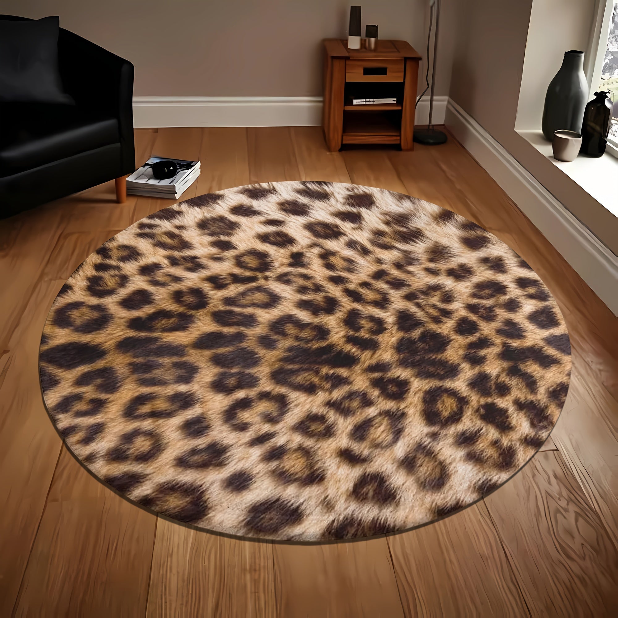 Vloerkleed Luipaardprint Flanel