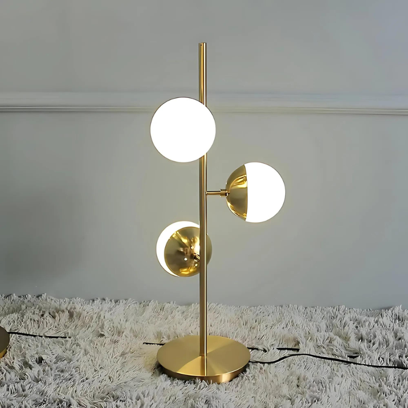 LED Tafel- en Vloerlamp met Glazen Ballen voor Woondecoratie