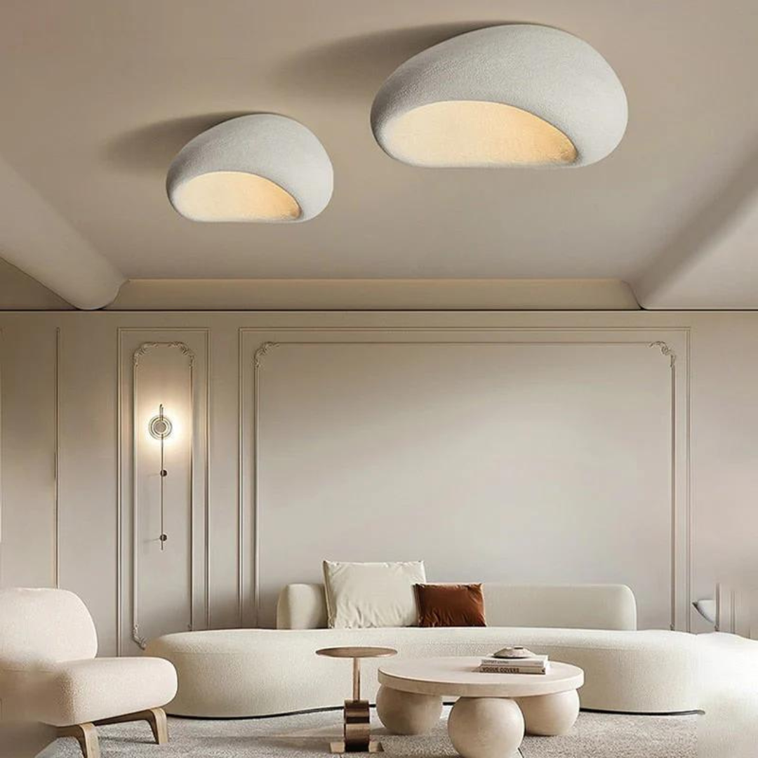 Plafondlamp Wabi Sabi LED Flush Mount Circular