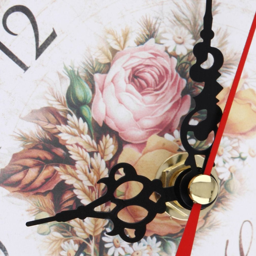 Bloem Vlinder Wandklok Decoratie