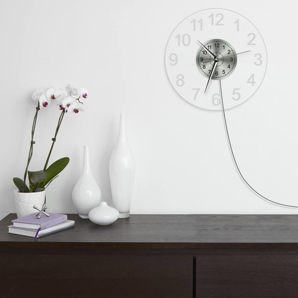 LED Wandklok Acrylontwerp Thuis Kantoor Decoratie