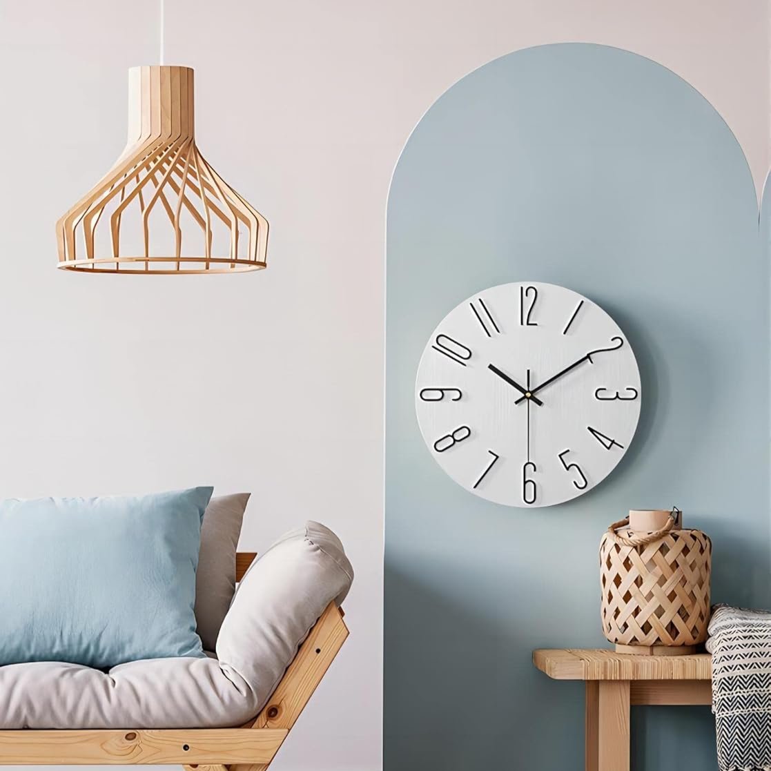 Wandklok Rond voor Kantoor en Huisdecor