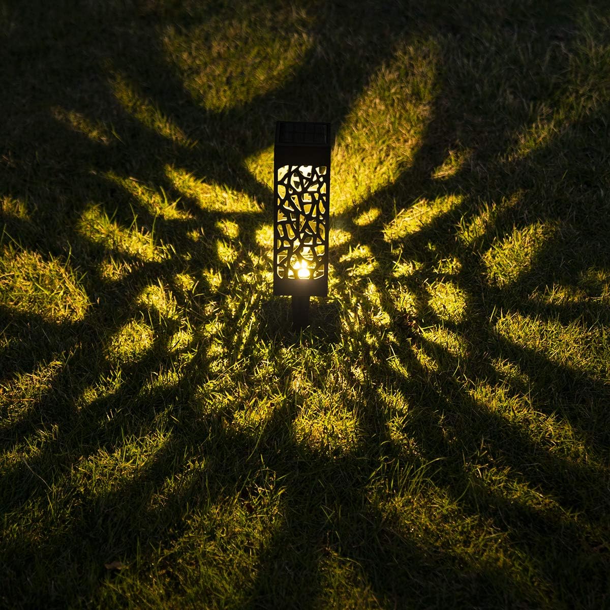 Zonne-energie Tuinlamp met Sensor Waterdicht Buiten
