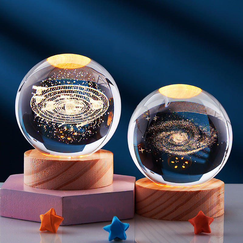 3D Kristal Nachtlamp LED Woondecoratie 3D Effect