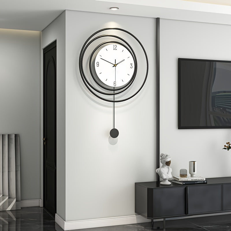 Metalen Wandklok Circulair Voor Thuis Kantoor Decor