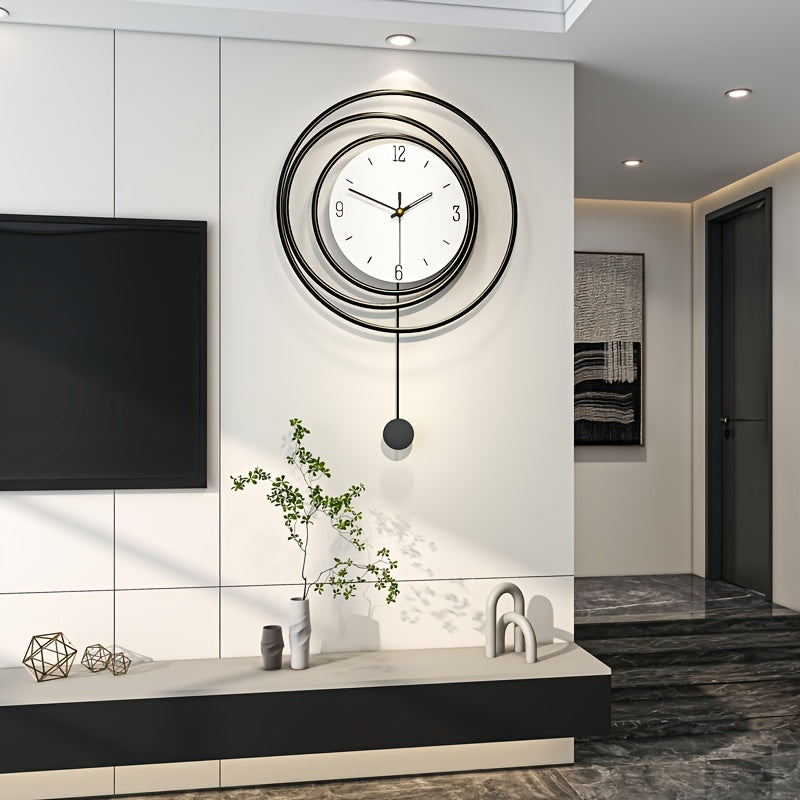 Metalen Wandklok Circulair Voor Thuis Kantoor Decor