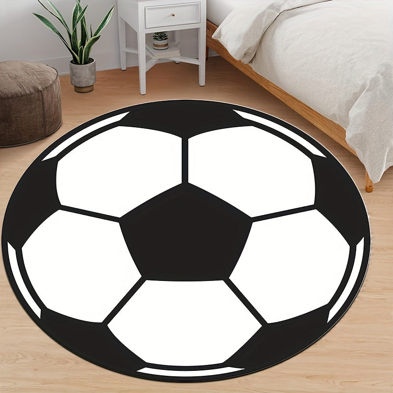 Voetbal Vloerkleed Antislip voor Huisdecoratie Sportliefhebbers