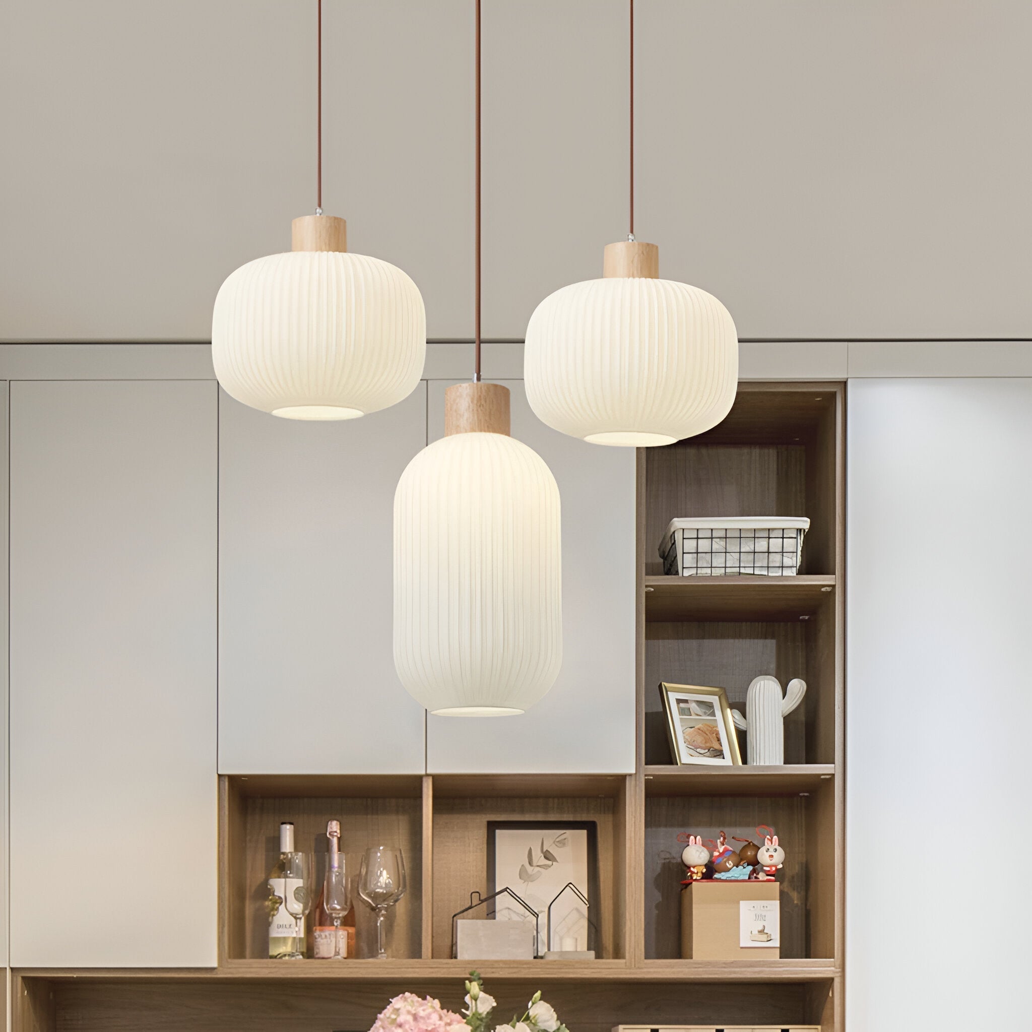 Japanse Hanglamp LED voor Thuis en Kantoor Verlichting