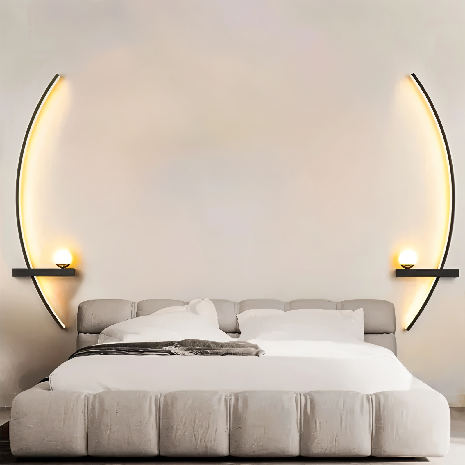LED Wandlamp Gebogen Energiezuinig voor Thuis en Kantoor