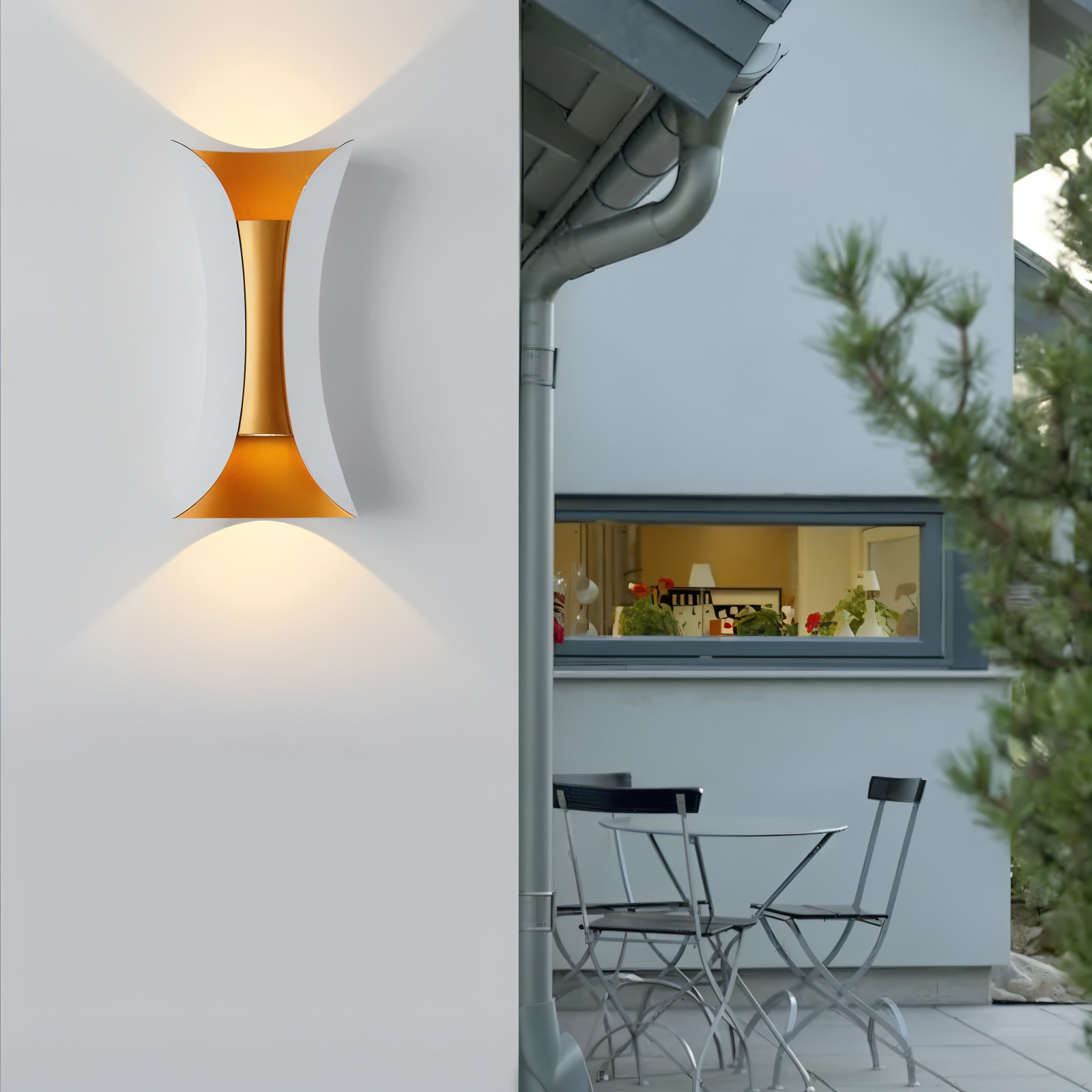 LED Wandlamp Waterdicht Dubbel Buitenverlichting