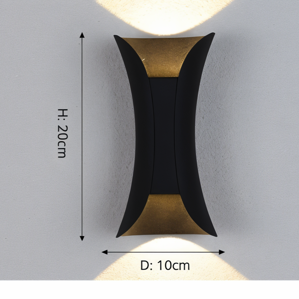 LED Wandlamp Waterdicht Dubbel Buitenverlichting