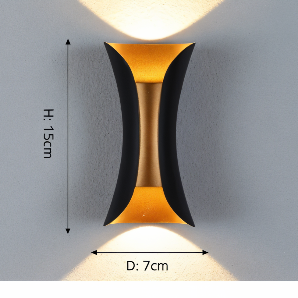 LED Wandlamp Waterdicht Dubbel Buitenverlichting