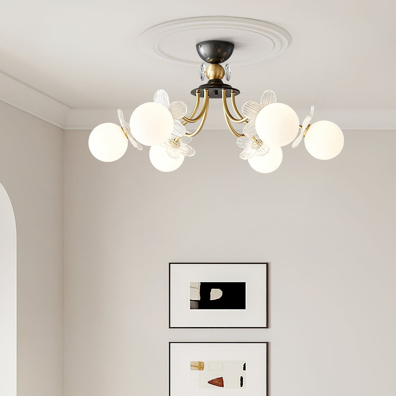 Kroonluchter Bloemen voor Woonkamer en Kantoorverlichting