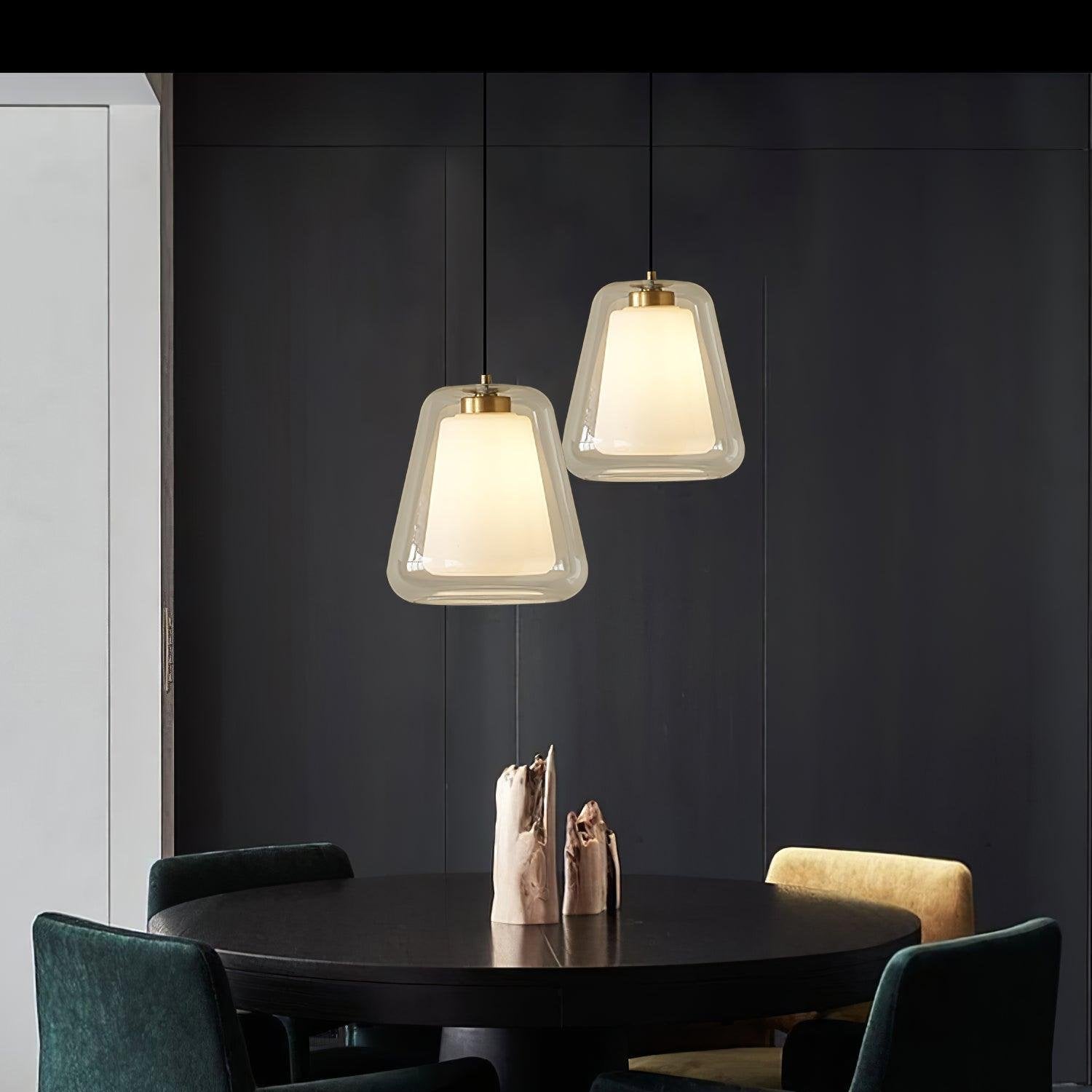 Hanglamp Glazen Voor Thuis en Kantoor - LED Verlichting