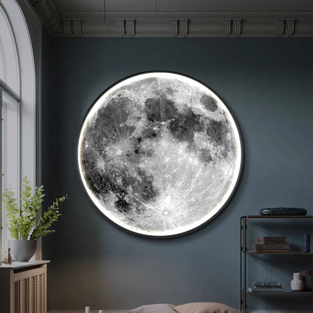 LED Wandlamp Maan Nachtlamp voor Slaapkamer en Kantoor