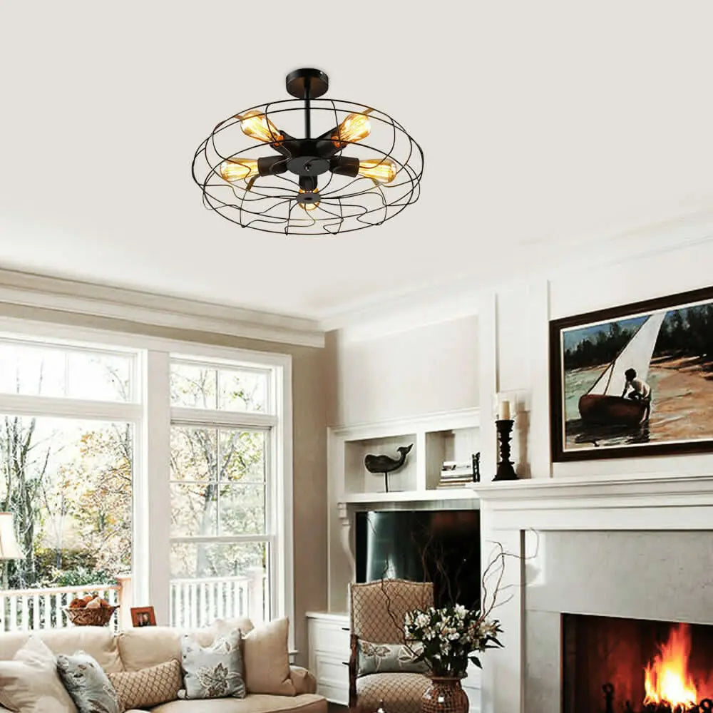 Retro Kooi Plafondlamp LED voor Thuis en Kantoor