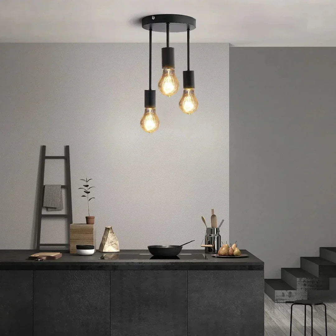 Plafondlamp 3-Lichts LED Flush Mount Rond