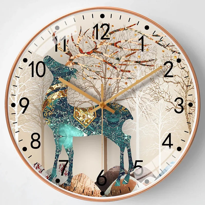 Wandklok Rond voor Thuis en Kantoor Decoratie