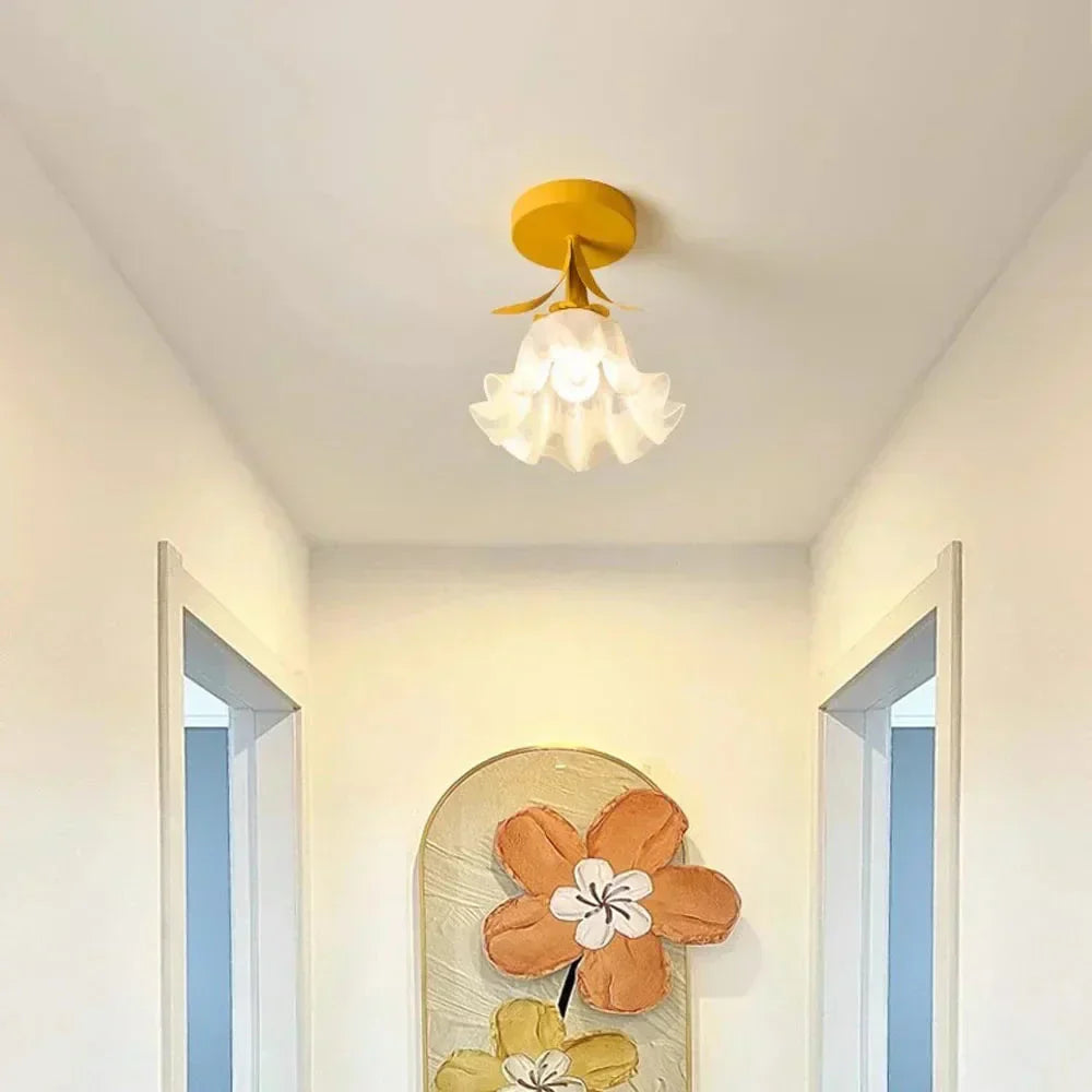 Mini Franse Plafondlamp Flush Mount LED Ceiling Light