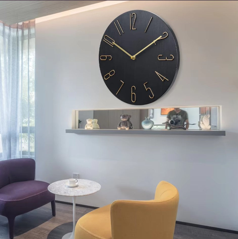 Wandklok Voor Thuiswerk - Rond Design Tijdsweergave