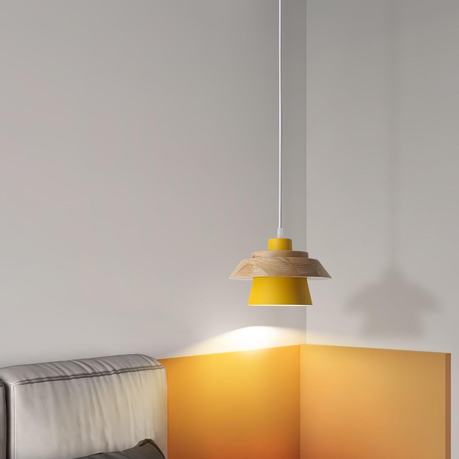 Hanglamp Hout en Steen voor Thuis en Kantoor Decoratie